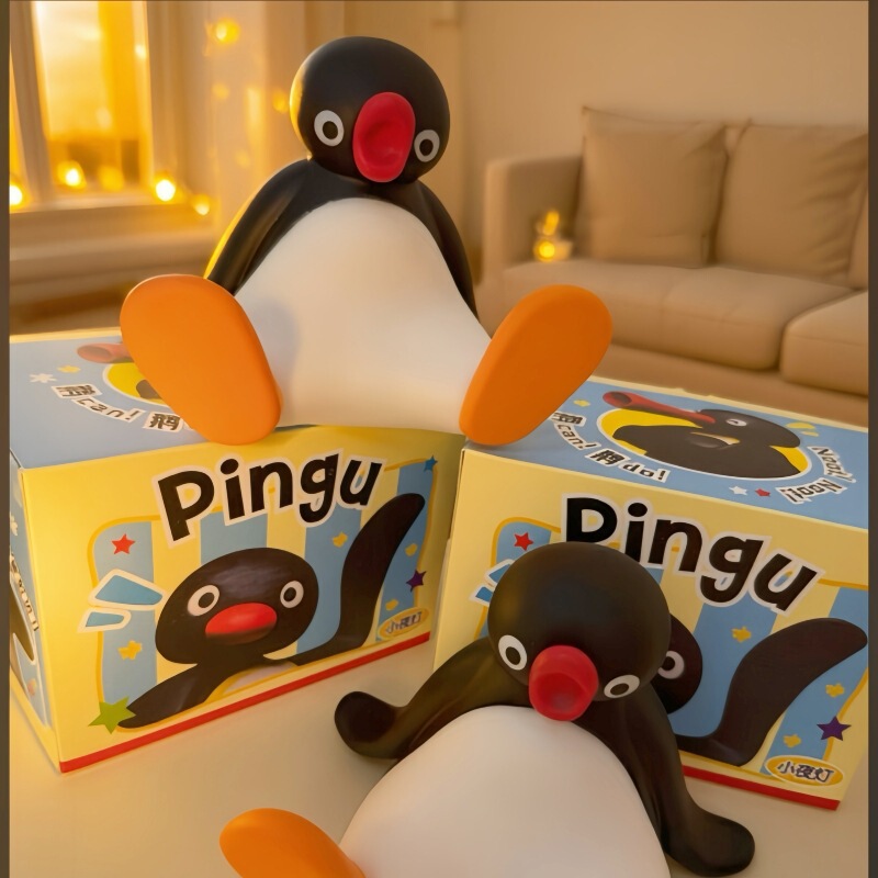 Gift Plush Cute Penguin Night Light Birthday Ornament Penguin Family Doll Toy Series Blind Box Hot Sale Gift Plush Cute Penguin Night Light Birthday Ornament Penguin Family Doll Toy Series Blind Box Hot Sale