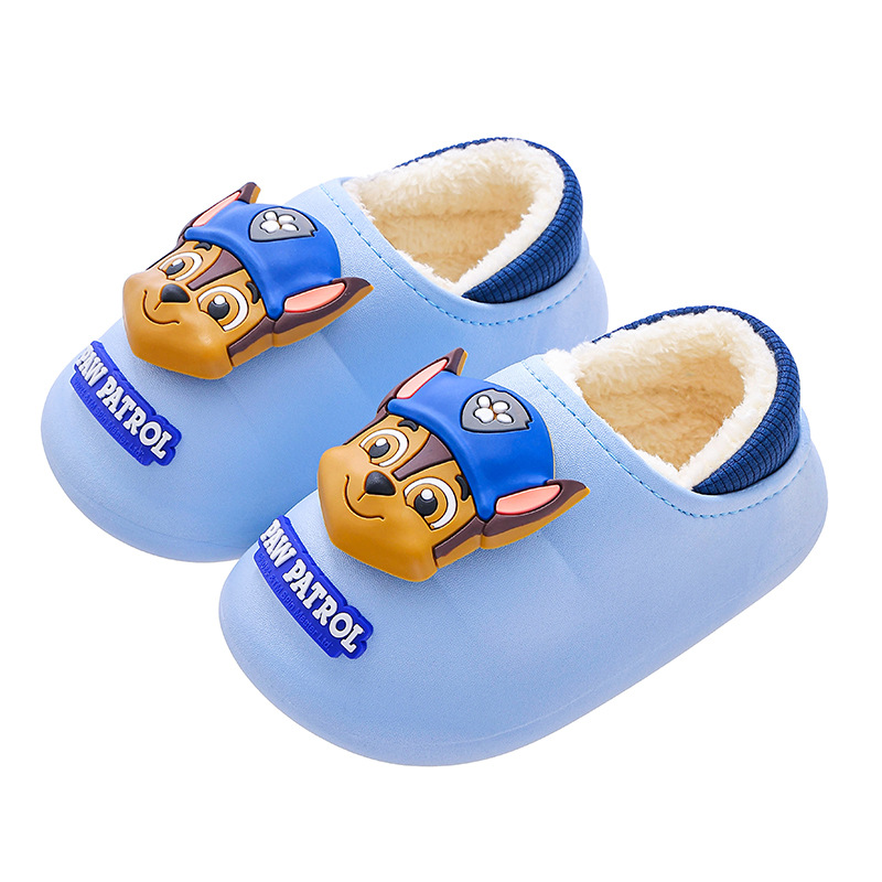 Bolsos de invierno para niños zapatos de talón de algodón para niños cálidos y veludo impermeable para bebés y niños pequeños zapatillas de algodón para bebés