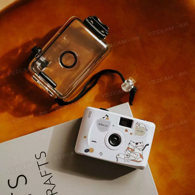 Camera Polaroid compact retro waterproof, for students — birthday gift, multiple character designs