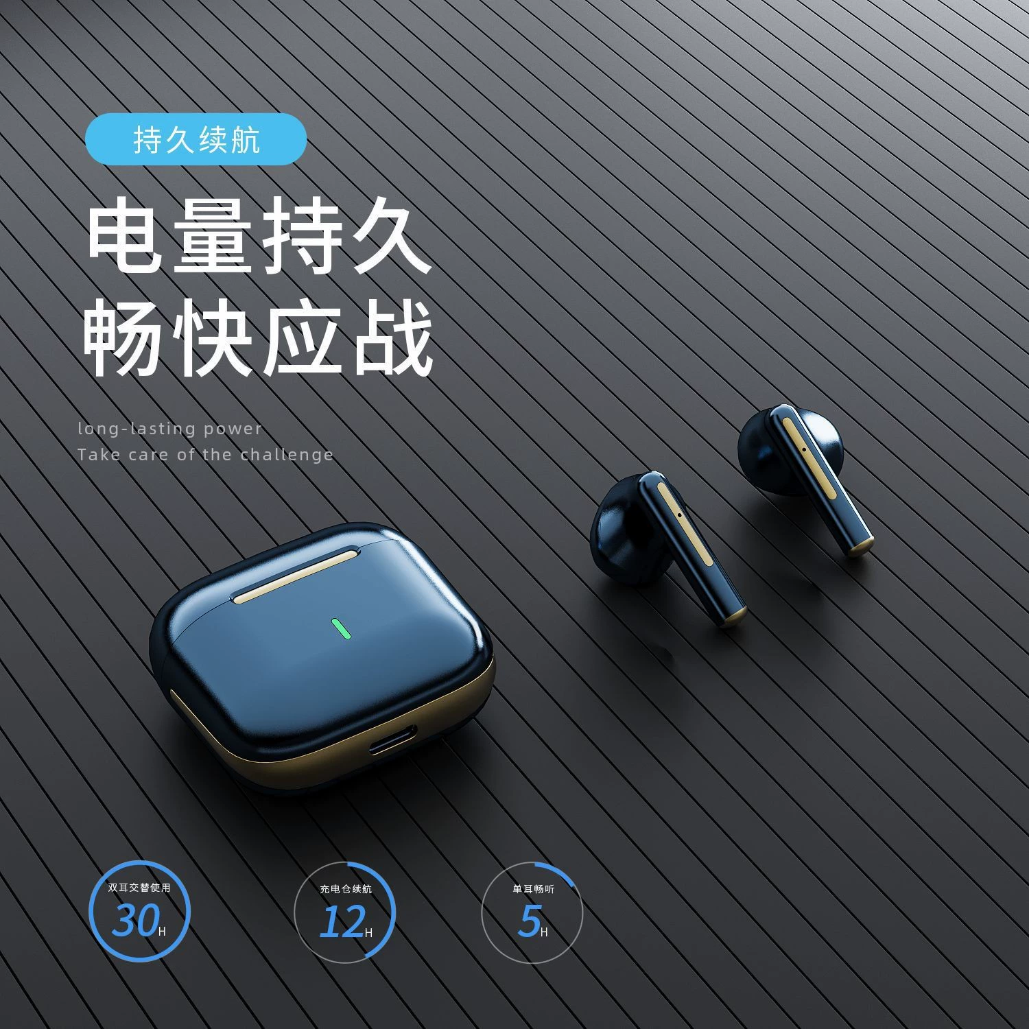 H6 беспроводная спортивная Bluetooth-гарнитура 5.3, приватная модель, полу-вкладыши, TWS стерео, наличие на складе, подходит для Huawei
