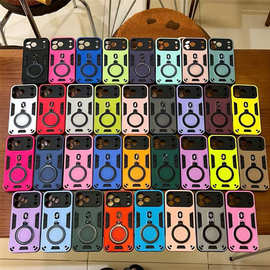 适用VivoY500盔甲二合一V60 Lite磁吸全包Y31指环支架Y21D手机壳