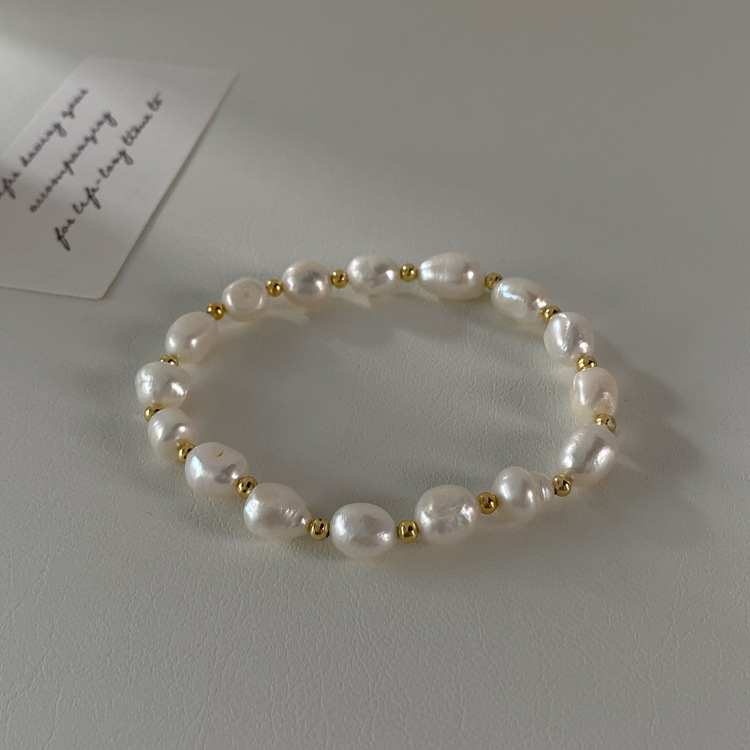 Geometric Pattern Women'S Gender Elegant Lady Geometric Freshwater Pearl Bracelets In Bulk