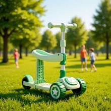 儿童滑板车可坐可滑1-2-3-6-8-12岁宝宝玩具三轮车小孩带坐溜溜车