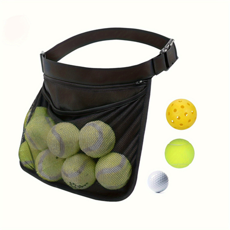 Hot selling tennis bag storage bag pick ball bag portable ball waist bag tennis ball bag ball storage bag supplies