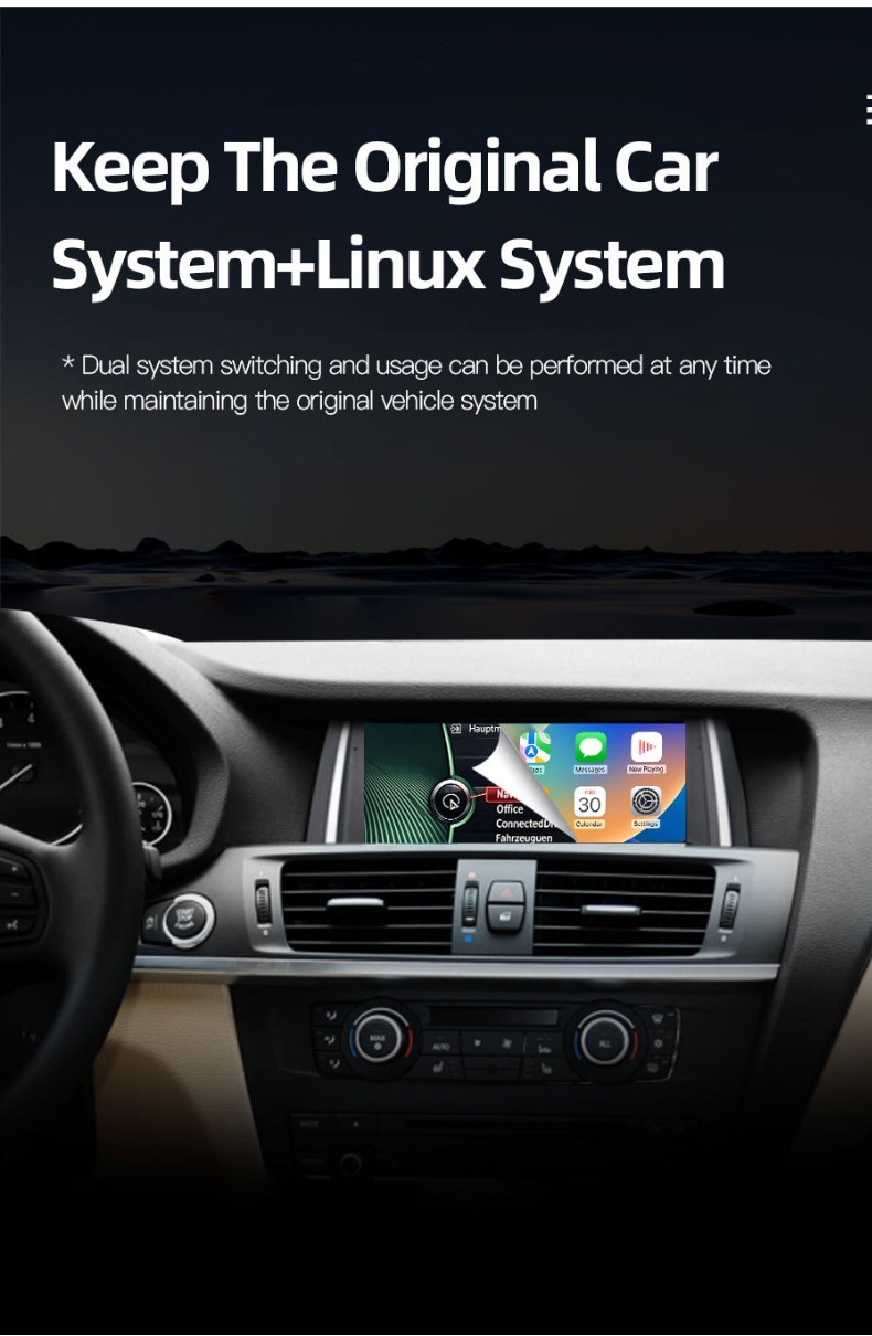 8.8inch Suitable for Bmw X3 F25 X4 F26 Car Central Control Large Screen Navigation Carplay Player