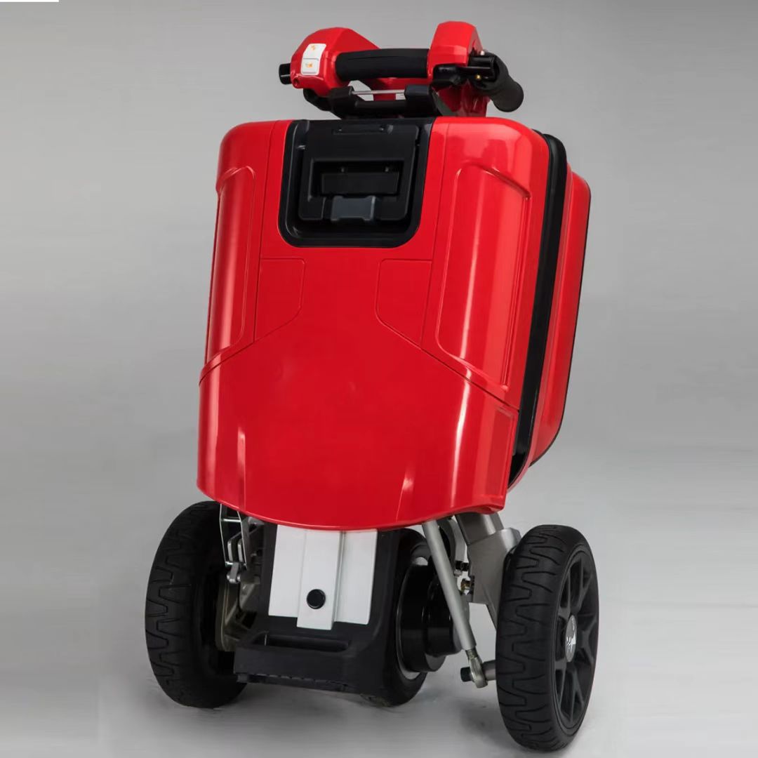 Cross-Border Air Travel Scooter for the Elderly, Electric Vehicle, Foldable Wheelchair for the Elderly, Four-Wheel Battery Vehicle for the Disabled