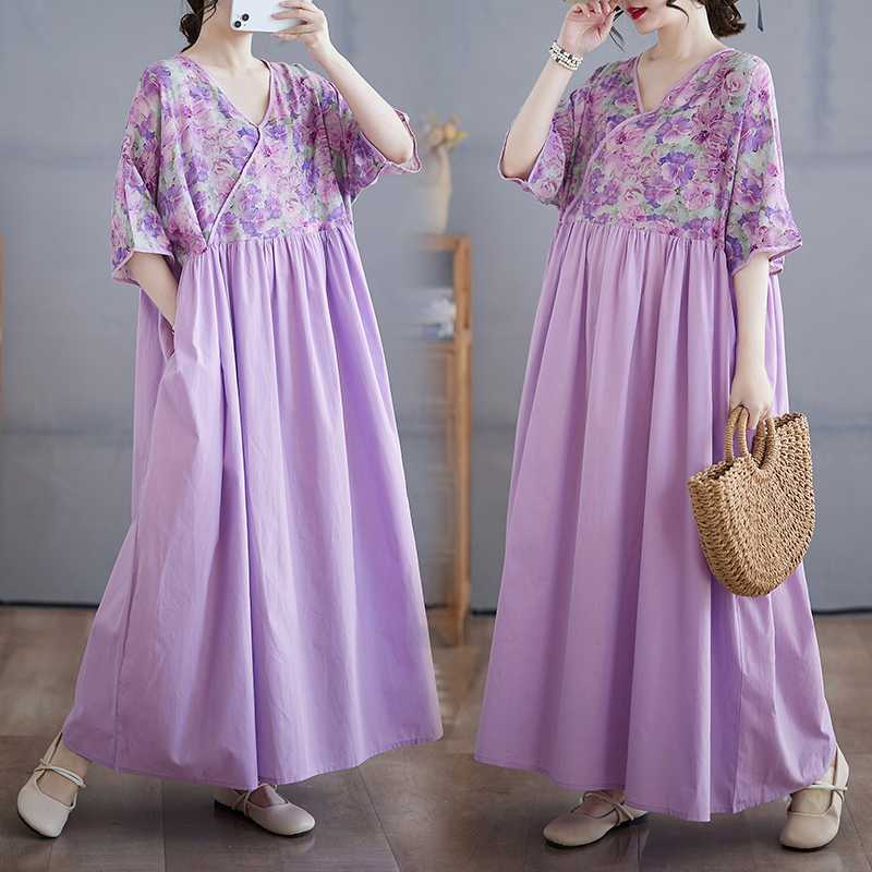  夏  F 大きいサイズ ワンピース