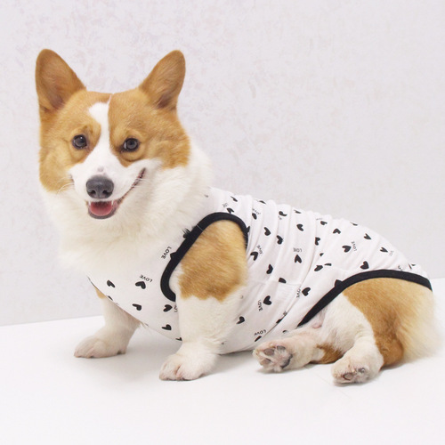Pet it Thin Pet Vest Anti-Shedding Dog Clothes Large Dog Teddy Cat Corgi French Bulldog Clothing Wholesale