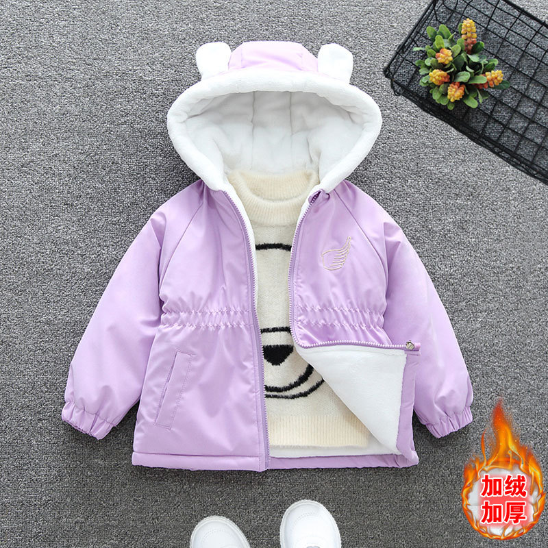 Chaqueta de lana para niñas Otoño e Invierno 2023 ropa de parka de invierno para niños nuevos hombres chaqueta engrosada de invierno para niños mayores moda