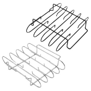 Factory in stock wholesale stainless steel steak rack portable barbecue rack grill steak lamb rack barbecue tools