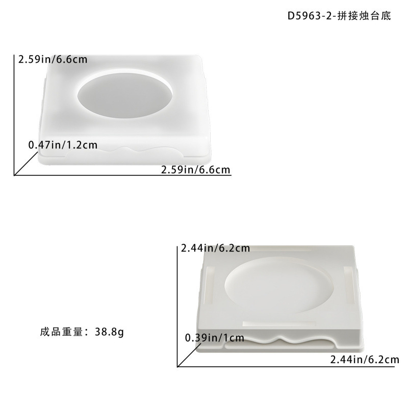 diy圣诞节拼接烛台顶滴胶模具小鹿雪花灯笼烛台硅胶模具|undefined