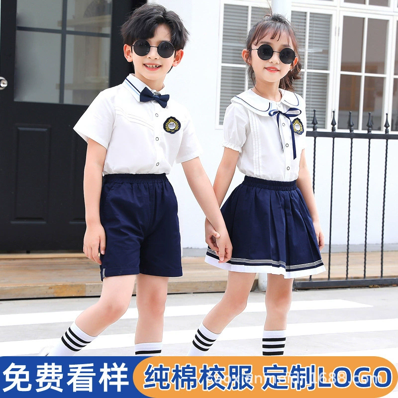 Школьная одежда для учащихся начальной школы Выпускная фотография Школьная форма для детей в детском саду Школьная одежда для детей в британском стиле Летний костюм для мальчиков и девочек