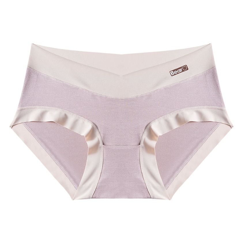 Ropa interior de las mujeres embarazadas algodón de las mujeres entrepierna de algodón antibacteriano embarazada temprano, medio y tardío postparto cintura baja vientre soporte sin costuras más ropa interior de tamaño