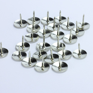 Wholesale office stationery strong fixed silver pin durable tack silver nickel plated pushpin