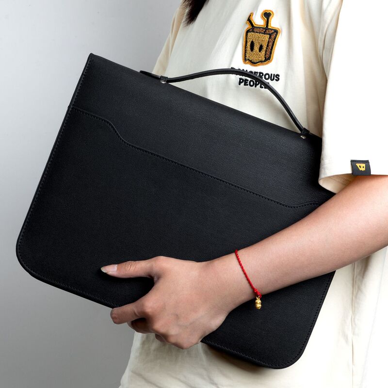 Cross-Border Pu Leather Portable Business Office Manager Folder Wholesale Negotiation Folder A4 Cross-Border Multifunctional File Folder Customization