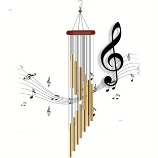 Memorial Wind Chimes Outdoor 12 Aluminum Alloy Tubes with