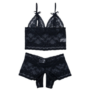 Fun lingerie set with lace two piece set for women�������b