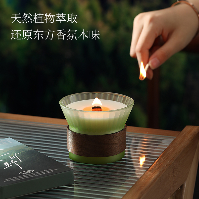 严选大豆蜡香薰蜡烛氛围感卧室家用装饰杯型小摆件精致生日礼物|undefined