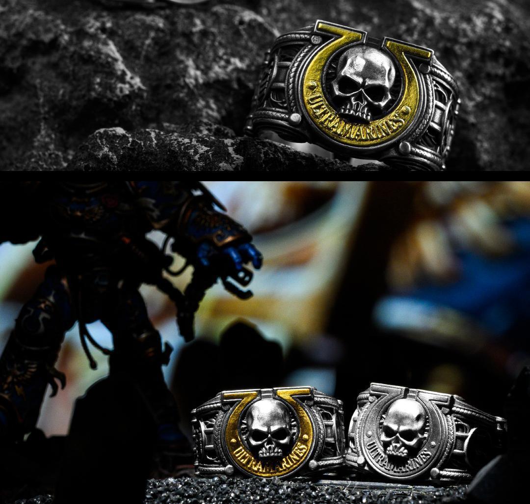 1 Piece Quantity Star Casting Warhammer 40K Peripheral U Group Otrama Honor Emblem Ring