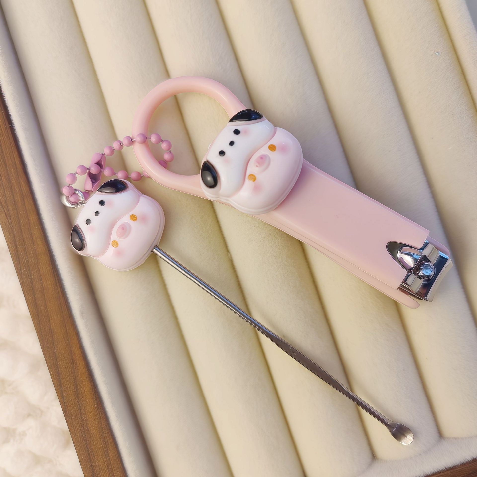 粉色小猪 带耳勺_副本