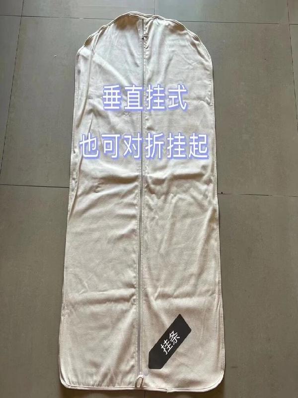 衣類ダストカバー純綿通気性スーツバッグ防塵衣類カバー綿コートバッグ収納吊り下げ衣類バッグ在庫あり|undefined