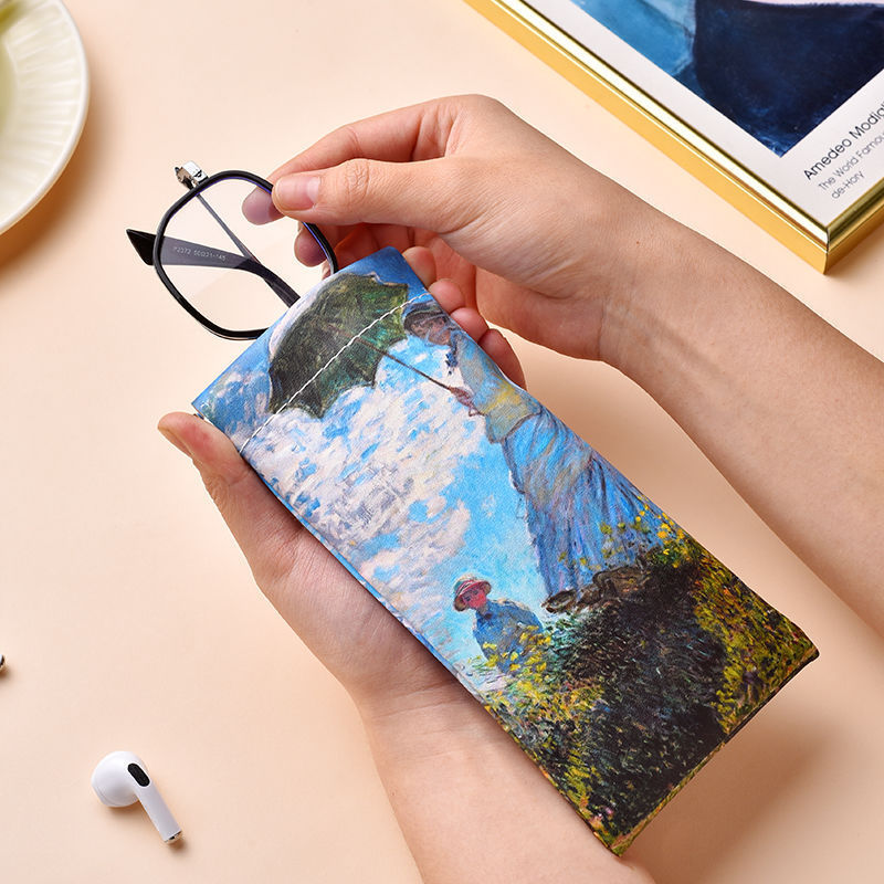 Light and Shadow Magician Monet Glasses Bag Convenience Sunglasses Sunglasses Myopia Glasses Storage Bag Glasses Protection Bag