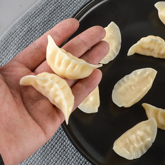 Pvcシミュレーション餃子食遊具モデル趣味シミュレーション食品モデル偽水餃子焼き餃子蒸し餃子玩具
