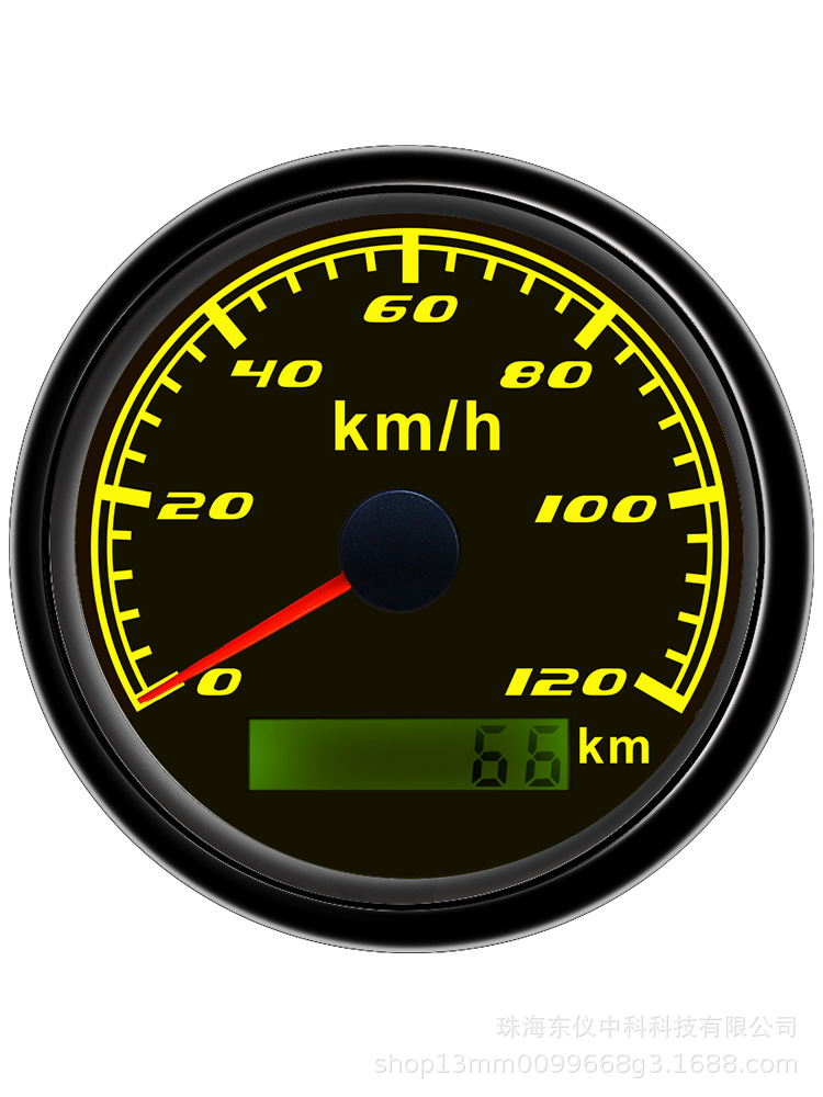 85mm speedometer motorcycle equipped with waterproof GPS speedometer engineering truck truck GPS positioning speedometer