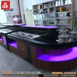 酒店出口石英石自助餐台图片设计制作生产生产加工