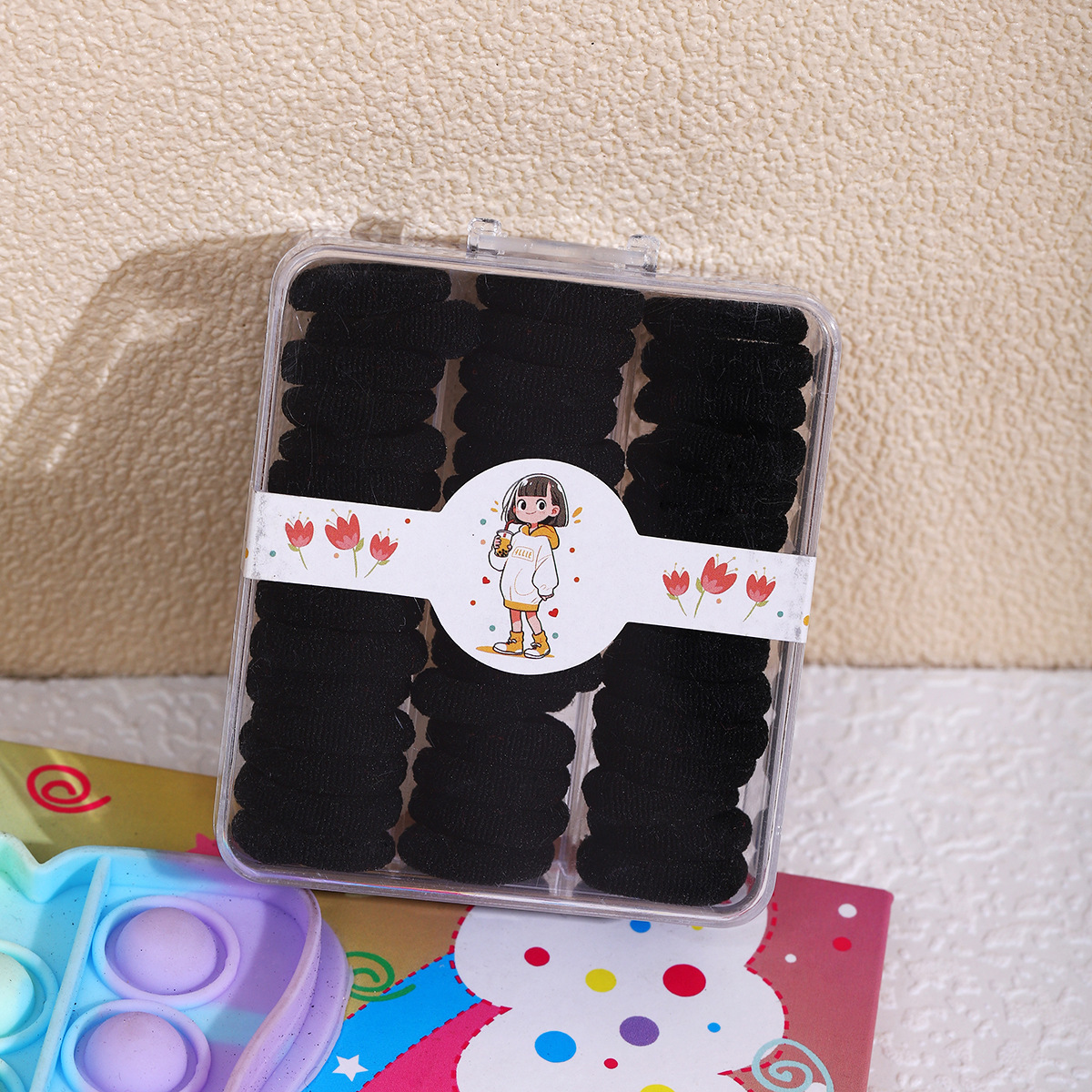 Black children's hair tie