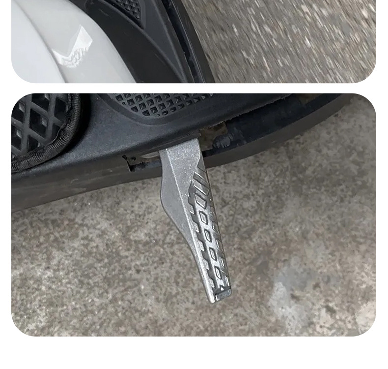 Aluminum Alloy Pedals for Electric Vehicles, Suitable for Feiying, Kuchi, Xigege, Yage, Thickened Folding Pedals, Universal Footboards