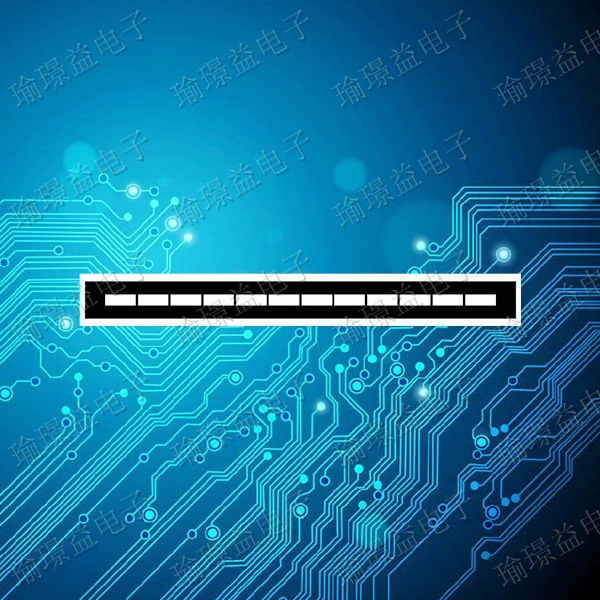 Светодиодная цифровая световая полоса длиной 12 сегментов световая полоса зеленая SH125807G 24PIN-код производителя