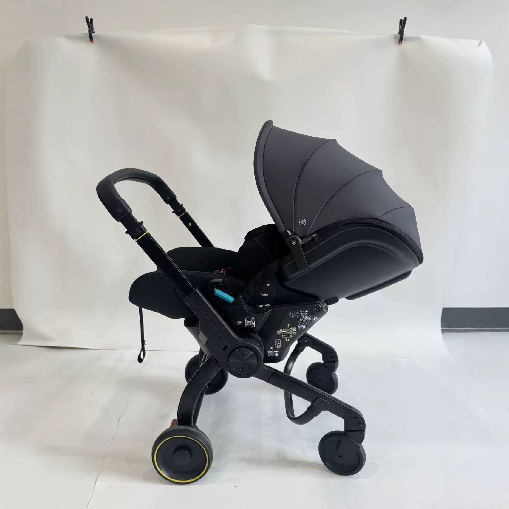 Nuevo carro de bebé 4 en 1, 1 año 0 - 24 meses, asiento de seguridad para bebés, carro de caballo mecedor