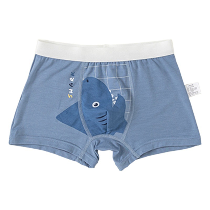 Bebé niños Boxer shorts modal niños patrón de dibujos animados pantalones niñas Boxer shorts dos Pack ps23039