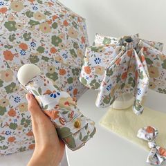 国境を越えた人気の傘黄色の花柄日傘デジタルプリント日焼け止めサンシェード抗紫外線晴雨兼用日傘
