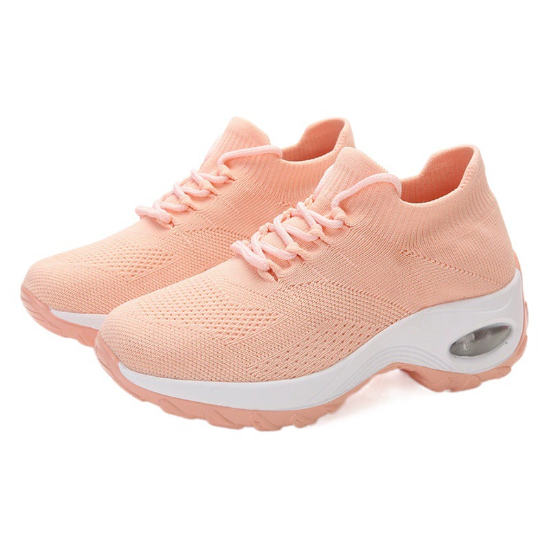 Спортивная Повседневная качалка, трансграничная, большие размеры, высокоэластичная Летающая тканая дышащая обувь, модные легкие носки, производители обуви Прямые