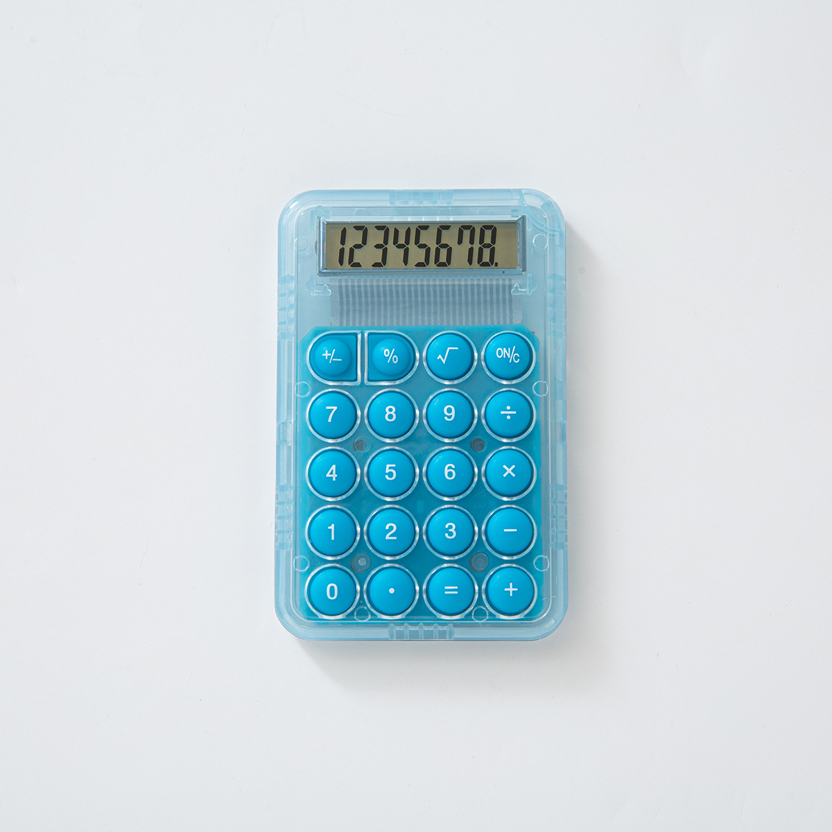 Transfronterizos de alto valor mini transparente pequeña calculadora encantadora bolsillo portátil regalo de color caramelo para estudiantes