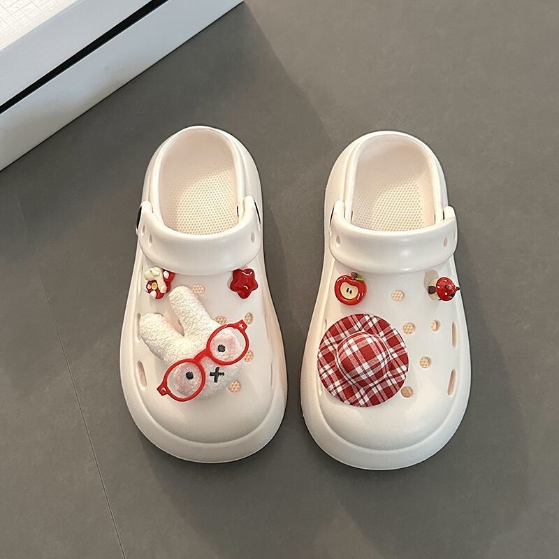 Trendy Popular Women's Clogs with a Stepping-On-Clouds Feel, 2025 New Summer French-Style Closed-Toe Slip-On Shoes