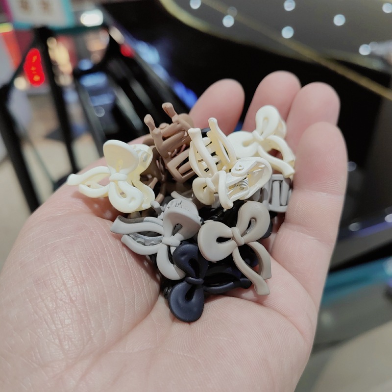 조롱박 모양의 다크 브라운 혼합 머리 2.5cm [서리] 싱글