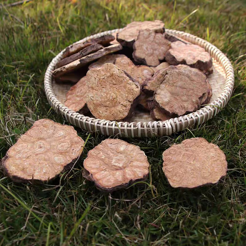 He Shou Wu Dried Fo-Ti Root Slices 500g Raw Chinese Herbal Tea and Decoction Pieces in use