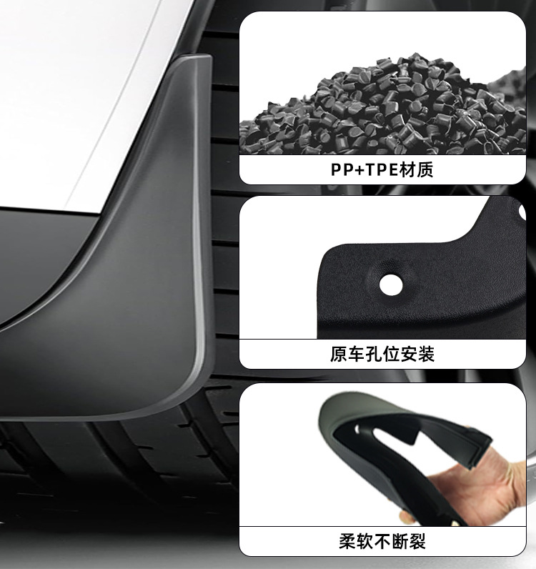 Suitable for 2011-2018 Ford Ranger mud flaps, mud guards, tire mud guards, modification accessories