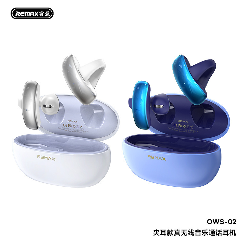 Remax イヤークリップ式完全ワイヤレス Bluetooth ヘッドセット OWS オープンイヤー非インイヤー音楽通話ヘッドセット Bluetooth 5.4|undefined