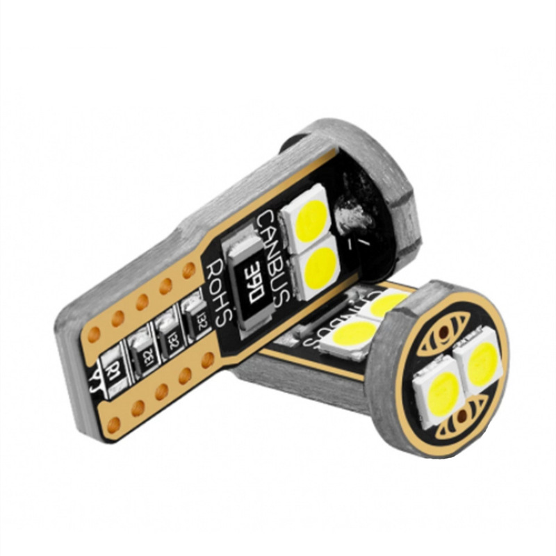 Car Ledw5W T10 Width Indicator Light License Plate Light Reading Light 3030 6Smd Super Bright Stepless Driving Light Bulb