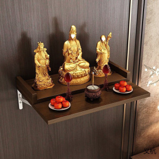 put the god of wealth guan gong offering table incense desk god table buddhist table guanyin buddhist statue cabinet wall hanging incense burner shelf wall