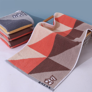 Towel cotton wholesale thickened jacquard adult wedding gift face towel pure cotton wholesale printed logo