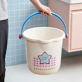【星芒】手提水桶加厚塑料桶家用泡脚桶大号收纳桶宿舍洗衣16L