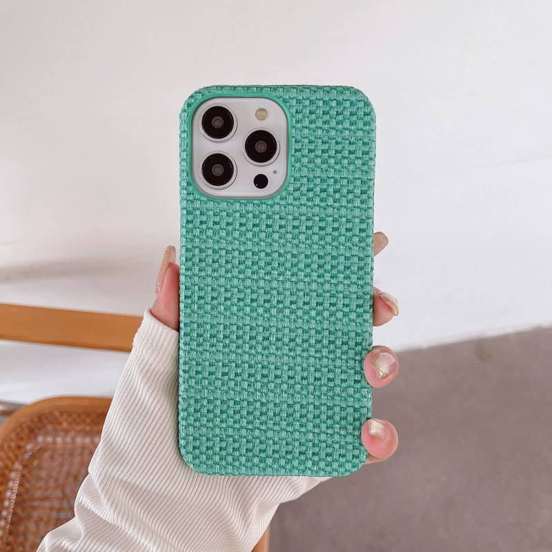 Чехол для телефона Apple iPhone 11–15 совместимый, вязаный «свитер», противоскользящий демисезонный