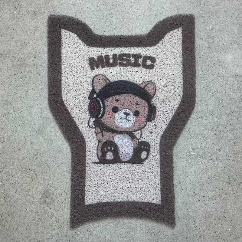 Electric vehicle foot mat, Ninebot FZMIX Electric Scooter - music-bear-no-9-fzmix-short-foot-pad-no-side-step-with-velcro