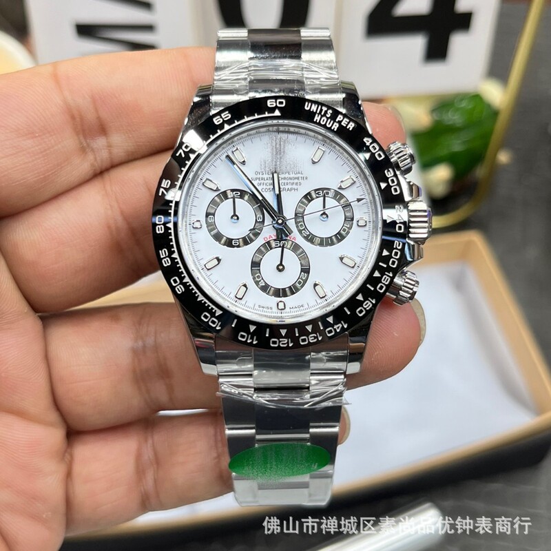 Cross-border Panda Di 7750 Ditong Cement Grey 12.4 Golden Di Chronograph 4130 Yu Wenle Men's Mechanical Watch Cross-border Panda Di 7750 Ditong Cement Grey 12.4 Golden Di Chronograph 4130 Yu Wenle Men's Mechanical Watch