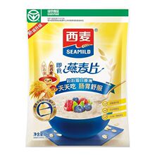 西麦燕麦片1000g袋装即食免煮营养冲饮代餐无蔗糖谷物早餐麦片